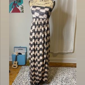 Floral Maxi dress with split